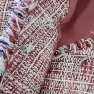 Banana Republic Tweed Fringe dress size10 petite